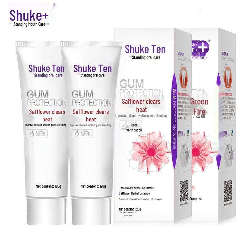 Shuke Safflower Fire-Clearing Toothpaste