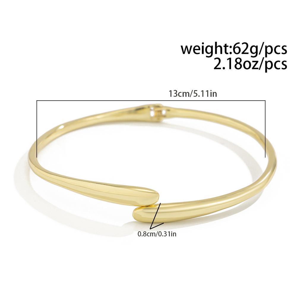 DIEZI Steampunk Vintage Irregular Torques Necklace For Women Men Hip Hop Punk Gold Silver Color Clavicle Necklace Jewelry