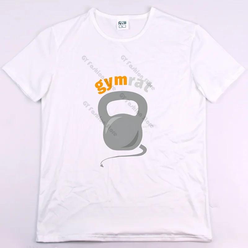 Letní móda Retro pánská anglická písmena těžké váhy 100% bavlna s kulatým výstřihem s potiskem Vysoce kvalitní neformální tričko Fitness Street