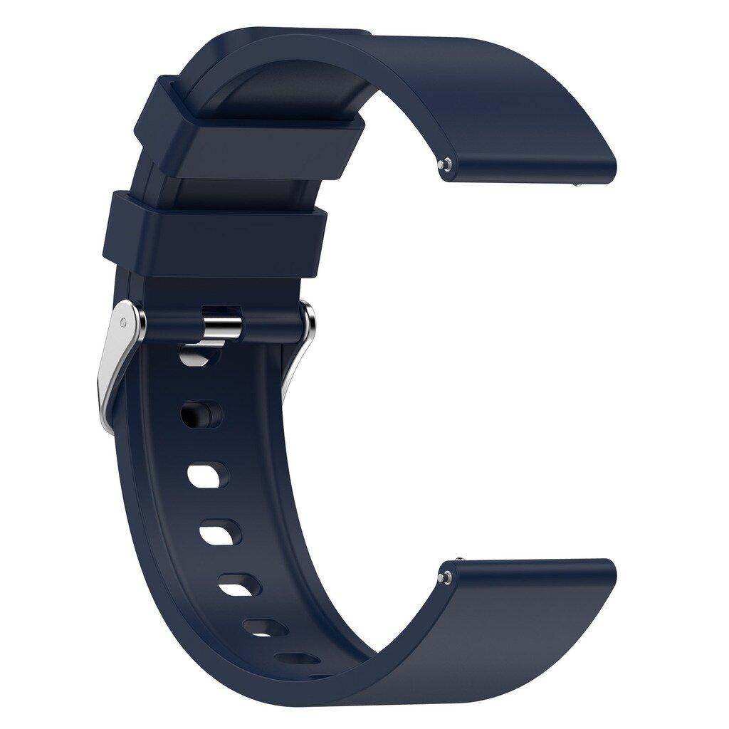

Ремінець для Amazfit GTS 4/4Mini Bip3 Bip 3 Pro Gts 3 Gts 2 Gts 2 Mini Gts Силіконовий ремінець Офіційна заміна ремінця Bip 3 midnight синього кольору