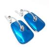 Curved Rod Retro Stainless Steel Rearview Mirror for Motorcycles and Sports Cars
