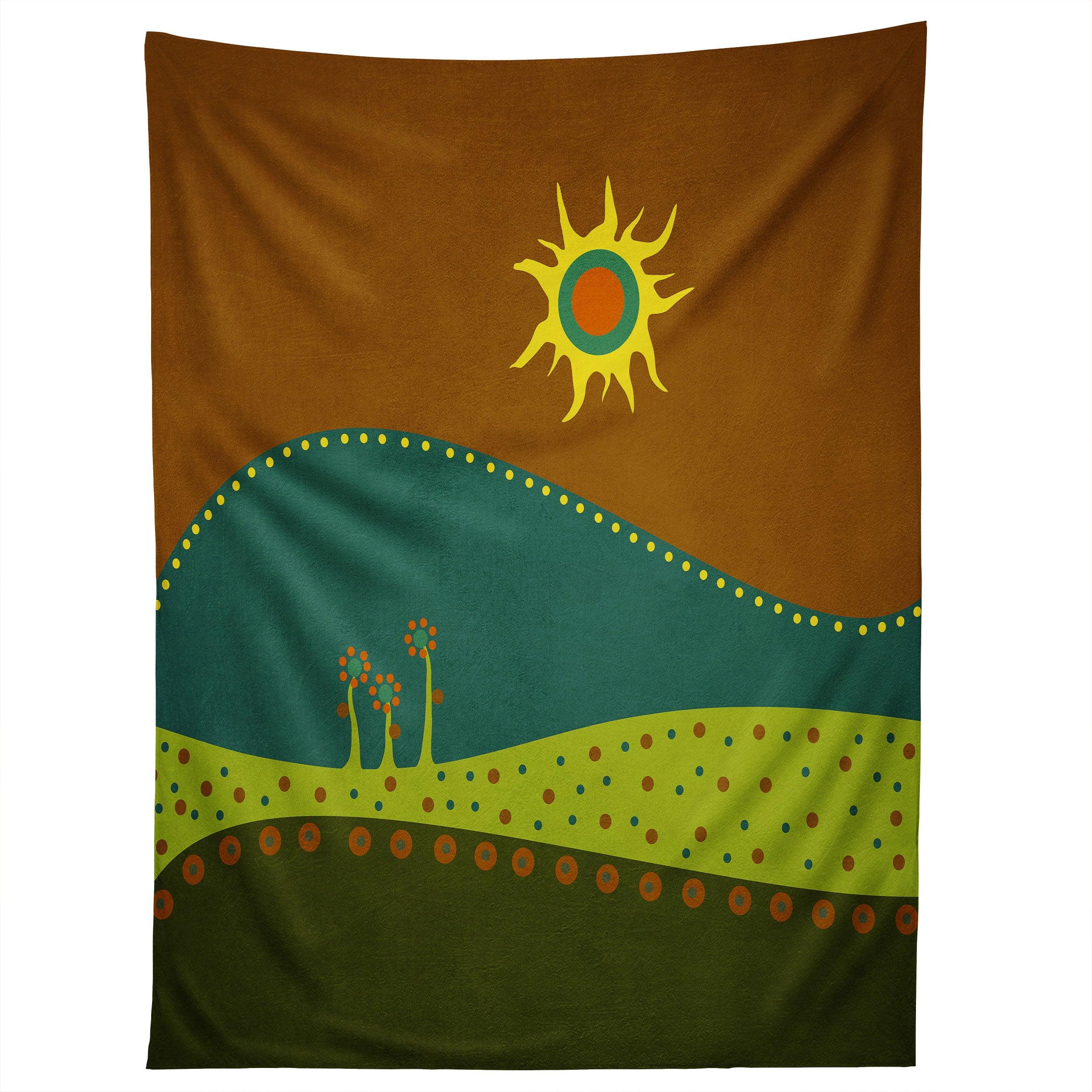 SPRING LANDSCAPE 1 tapestry 75x100