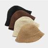 New Korean Version Women Straw Hat Summer Breathable Sun Shade Straw Hat Seaside Vacation Foldable Sun Protection Fisherman Caps