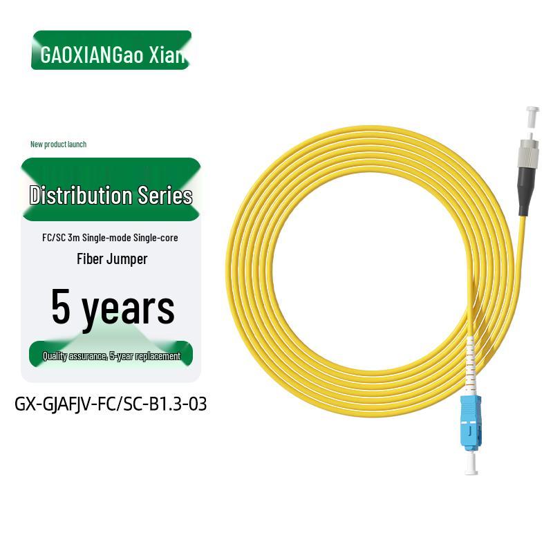 

GAOXIAN FC/SC Single-Mode Fiber Optic Patch Cable
