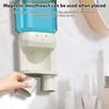 Automatic Mouthwash Dispenser Touchless Sensor Wall Mounted Mouthwash Dispenser with 2 Magnetic Cups 3   Dispensing  S Waterproof Refilla