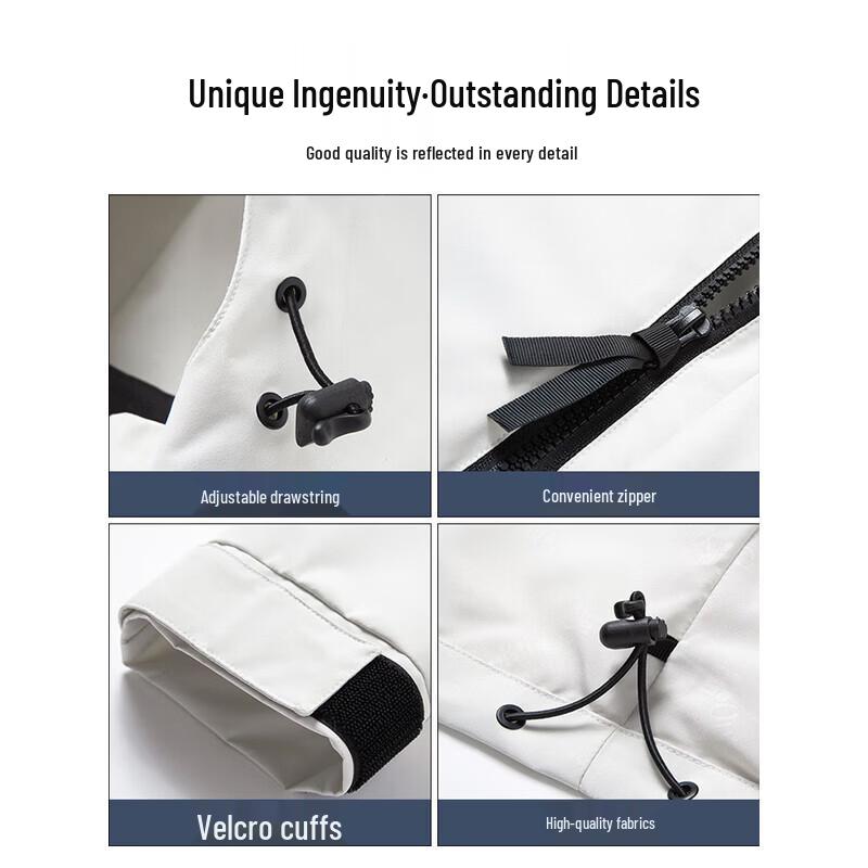 Wassup Sohot Men's Outdoor Hooded Jacket