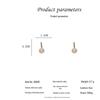 S925 Silver Pearl Stud Earrings - Elegant Korean Style