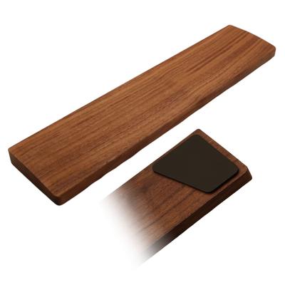 Melius Design Wooden Wrist Rest, Armrest, and Palm Rest for Keyboards, Solid Walnut, Premium Natural Wood with Non-Slip Surface (Large, 440mm Wide)