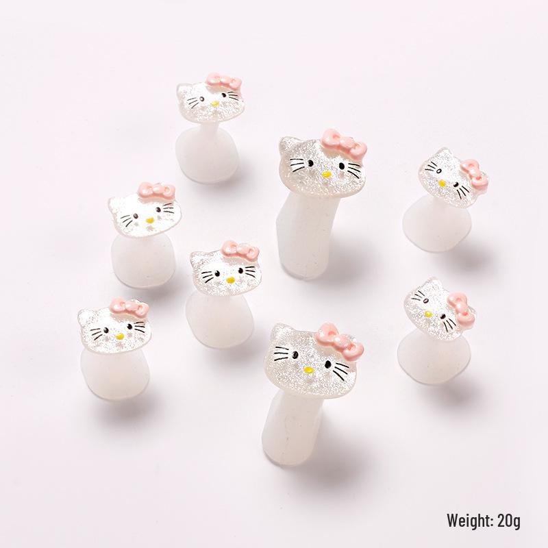 8-Piece Japanese & Korean Daisy Silicone Toe Separators for Nail Art