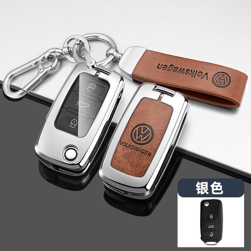 For VOLKSWAGEN VW Car Key Case Cover Shell For Volkswagen VW Polo Golf Passat Tiguan Beetle Caddy T5 Up Eos Skoda Octavia Seat L