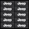 1/2/5/10pcs Car Sticker Steering Wheel Interior Sticker For Jeep Grand Cherokee Wrangler JK Gladiator Compass Renegade Wagon AKY1
