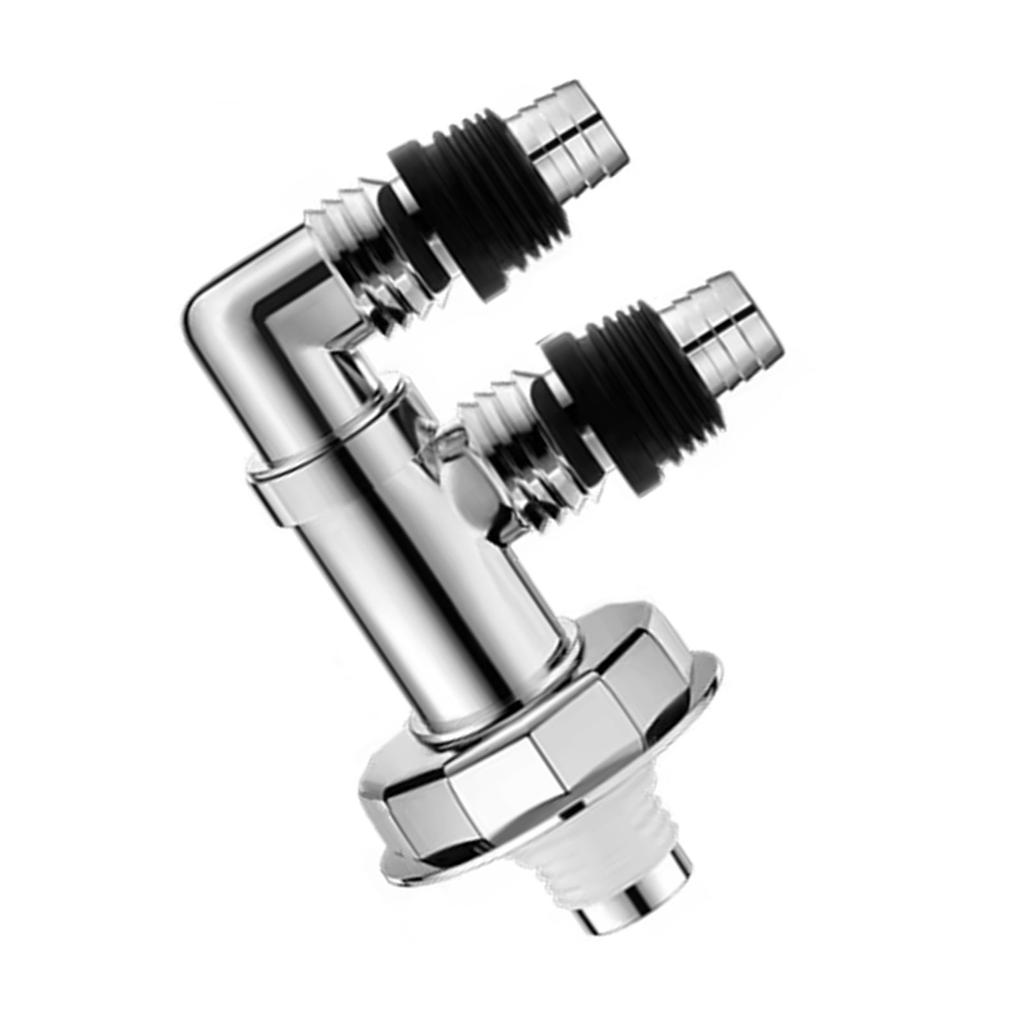 Drain Hose Connector ABS Washing Machine Drain Connector Secure & Efficient Water Flows for Washing Machines Ensuring