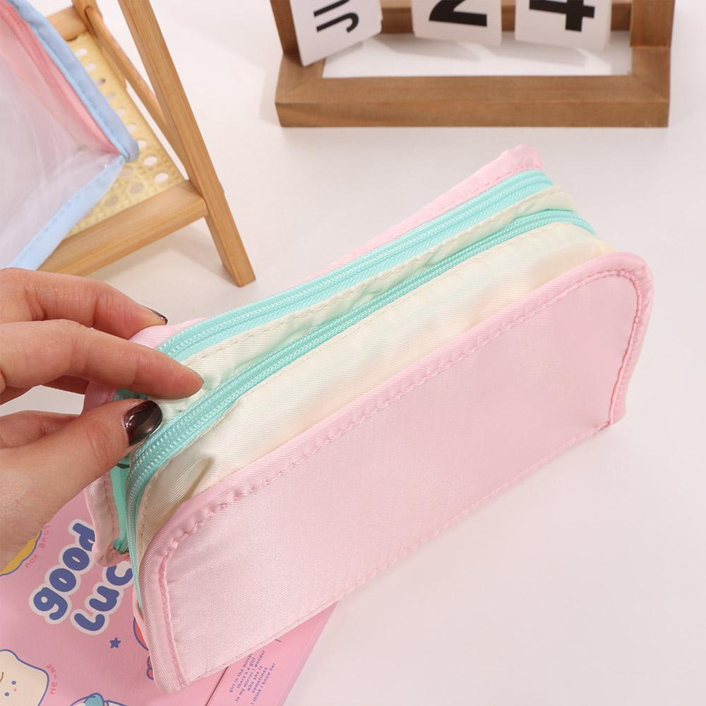 Multilayer Korean Style Pencil Case Desktop Storage Ins Pencil Pouch  Children Kids