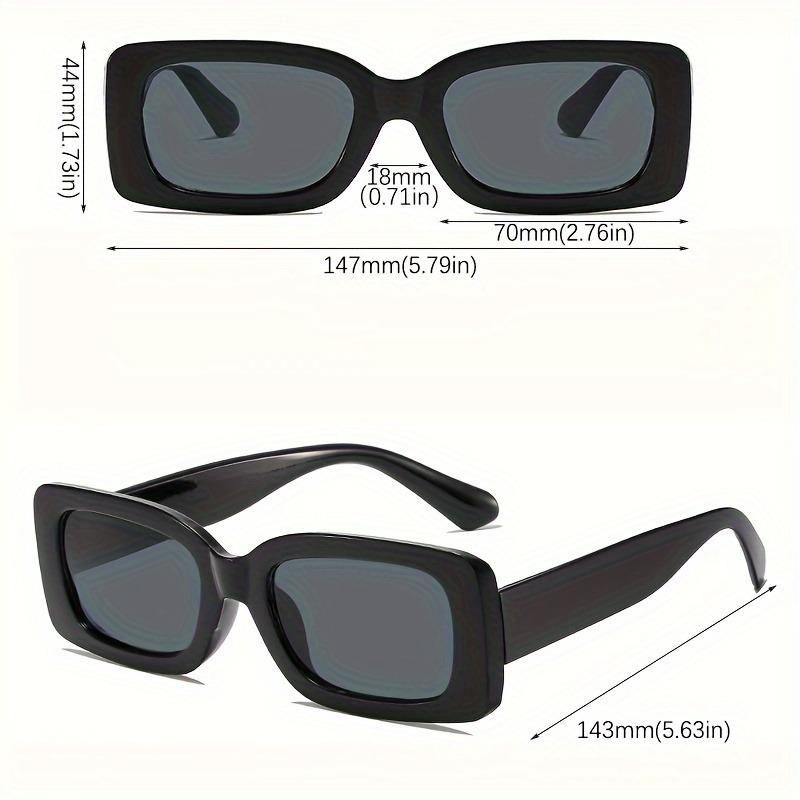 Fashionable Square Fashion Glasses - Anti reflective Durable PC Frame Suitable for Street Style