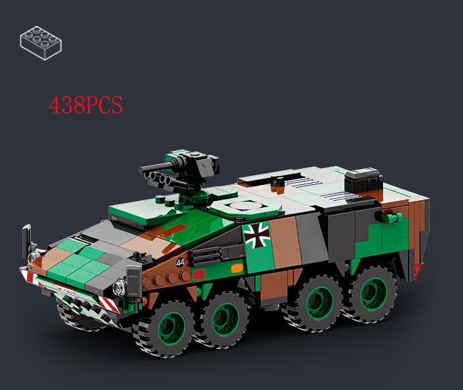 WW2 Normandy Landings UK US Germany Army Sets Building Blocks Bricks Toys World War II 2 Military Vehicle Pershing Panther Tanks