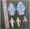 Kamejima Shoten Soft Mold Child Figure Approximately 40mm Hobby Tool (Large), Tall, C-711