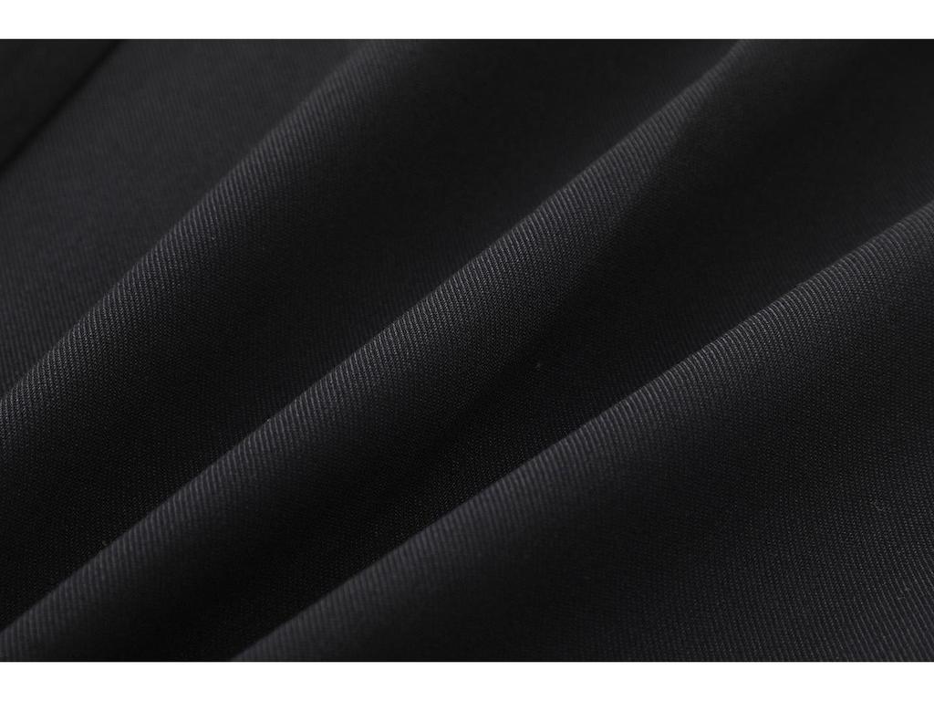 2025 Winter Black High-Waist Slimming Straight Pants for Women