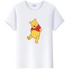 Cute Summer Blouses White Tees Harajuku Tshirt Gothic Clothes Tops Cartoon Pooh Tigger Graphic T-shirt Unisex