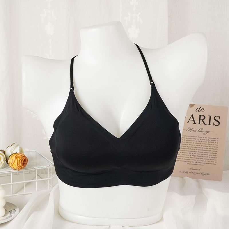 3-Way Wear Seamless Liquid Foundation Halter Backless Bralette Soft Breathable Versatile Top