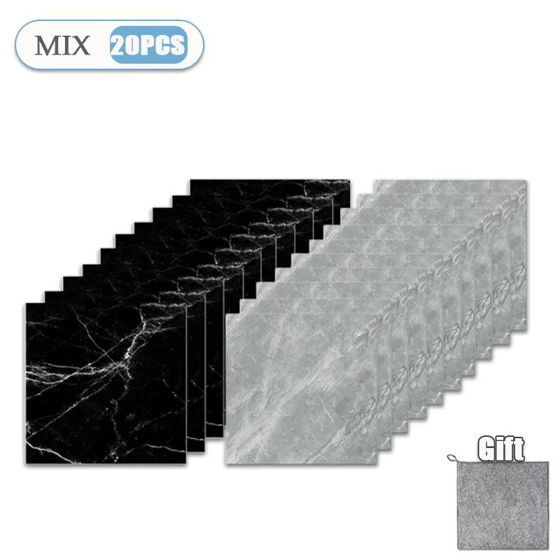 10-50 BUC Autocolant Decorativ de Perete Autoadeziv Îngroșat Autocolant de Podea Tip Marmură PVC Impermeabil Autocolant de Perete pentru Toaletă Bucătărie Dormitor