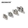 RICHWITS Stainless Steel Diamond Door Latch and Hanging Pad Eye Plate for Sun Shade Sail Accessories