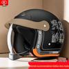 Unisex All-Season Electric Vehicle Helmet with Hidden Visor - Lightweight, Warm, & Safe for Autumn and Winter