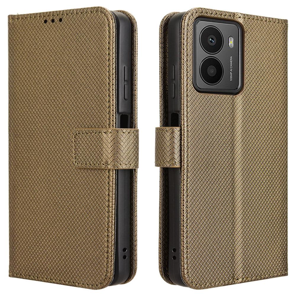 For HMD Fusion 5G Case PU Leather Diamond Texture Wallet Phone Cover