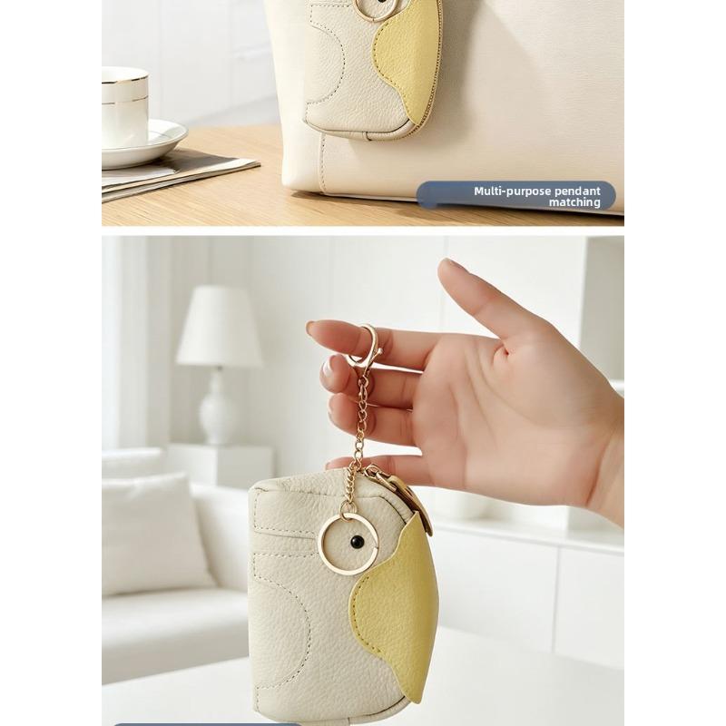 Change bag, women's baby elephant, light wallet, premium sense card bag, multi-card ID mini storage bag.