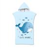 Adult Bath Towel Beach Towel Cape Geometric Print Hooded Bath Towel