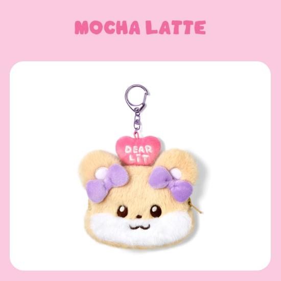ILLIT DEARLIT Plush Pouch MOCHA LATTE