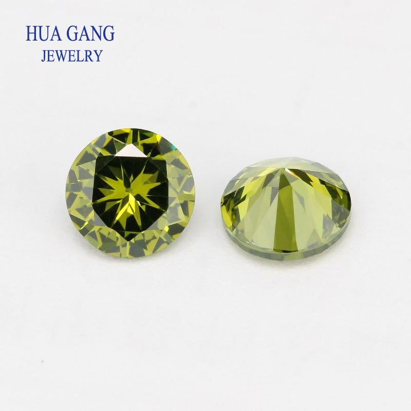 5A Zirkonia Stein Mehrfarbig Runde Form Brillantschliff Lose CZ Steine Synthetische Edelsteine Perlen Für Schmuck 1,0~20mm AAAAA