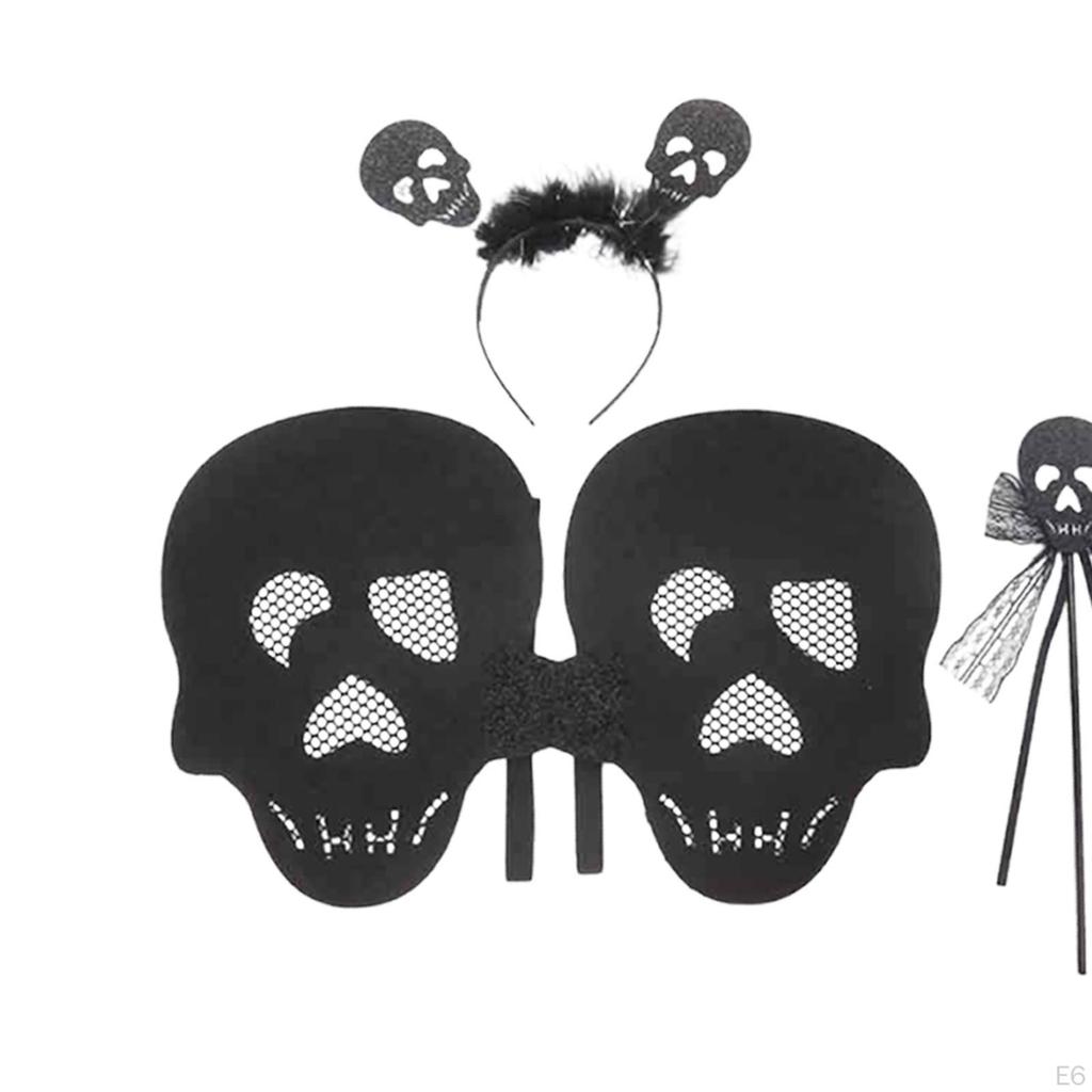 Halloween Devil Costume Set Classic Wing for School Show Cosplay Decor