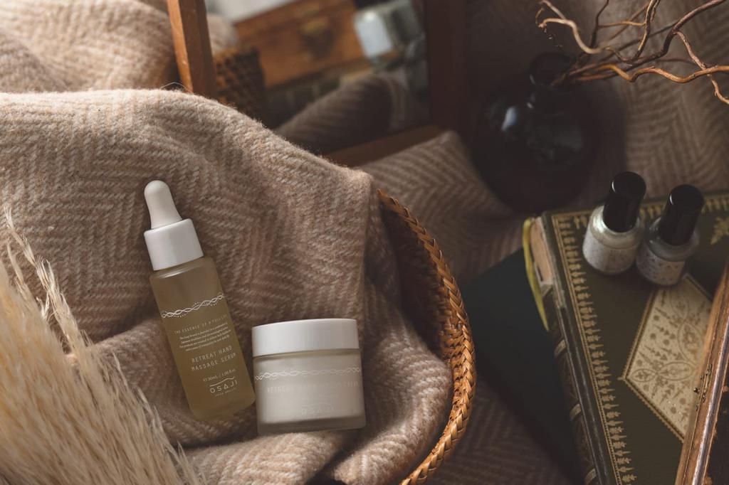 OSAJI Retreat Hand Bardzo Dla Suchych Szorstkich Rąk Ręka Ręka Pielęgnacja Paznokci Serum, 30ml, Nawilżający, Skóra, Nawilżający, Ręce, Krem, Balsam, Pielęgnacja,