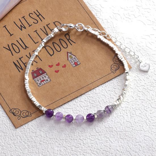 VENTFILLE 925 Sterling Silver Pearls Bamboo Knots Bracelet for Women Girl Simple Korean Jewelry Birthday Gift Dropshipping