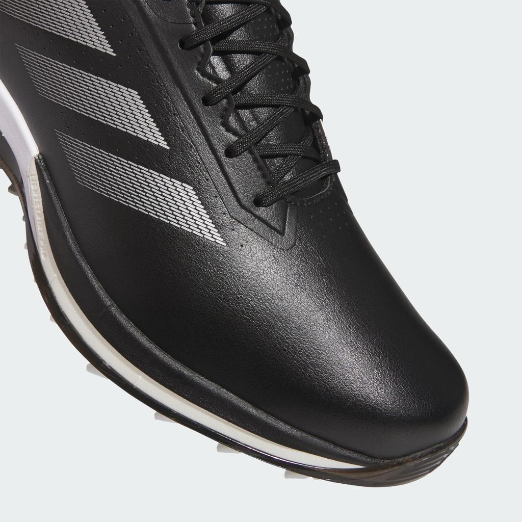 adidas Adizero ZG Spikeless Golf IE3529 Men's Performance Sports Shoes Core Black / Silver Metallic / Lucid Lemon