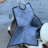 New Rear Seat Baby Fleece Cushion: Windproof, Enlarged & Thickened (1.2-1.6 M)
