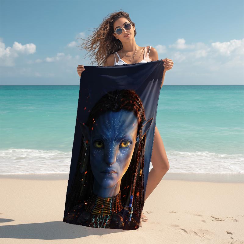 1Pc Avatar Last Airbender Beach Towel Microfiber Beach Towel Thin Absorbent For Beach Swimming Yoga Bath Sports 0917286