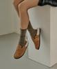Mishuu Somuch Ravi Fur Sandals_Mules_Brick