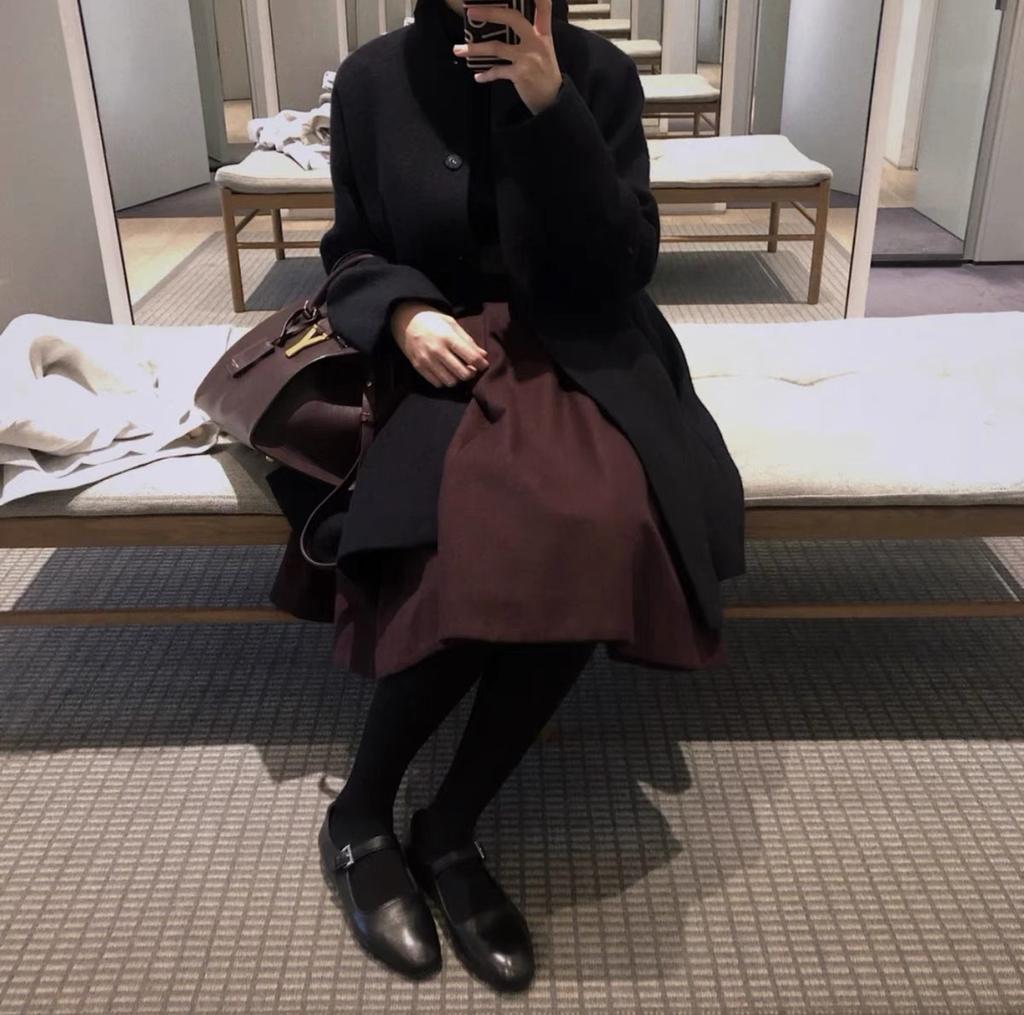 Retro leather square head Mary Jane one-word buckle literary style versatile flat-soled single shoes ballet shoes women