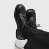 Fashion 2025 Summer New Men's Lace-Up Oxford All-match Leather Men Walking Shoes Men's Derby Casual Shoes Men's Square Head Dress Shoes