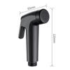 Schwarzer Badezimmer-Toilettenwasch-Bidet-Wasserhahn-Spray-Sprayer-Duschkopf selbstreinigender Handheld