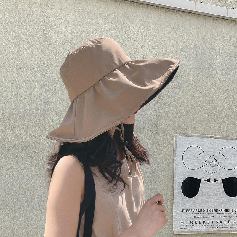 Sisters' Love~ Vinyl Sunscreen Sun Hat Zixia Face Protection UV Sun Hat UV Bucket Hat