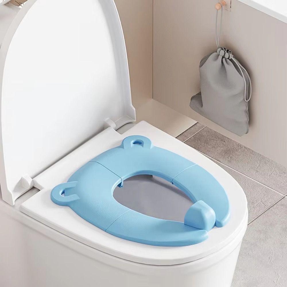 Non-Slip Portable Toilet Seat Cover Storage Bag Children Potty Chair Pad  Travel