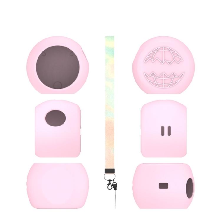Water Resistant Silicone Case For Punirunes Digital Pet Toy Soft Shockproof Protective Sleeve Covers with Lanyard