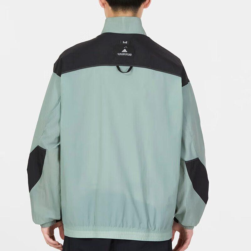 adidas Jackets Men's Green Stand Collar Moderate Other IA6965