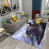 3D Dragon Carpet for Balcony Living Room Children Bedroom Bathroom Kitchen Door Entrance Non-slip Rugs Floor Mat for Home Decor