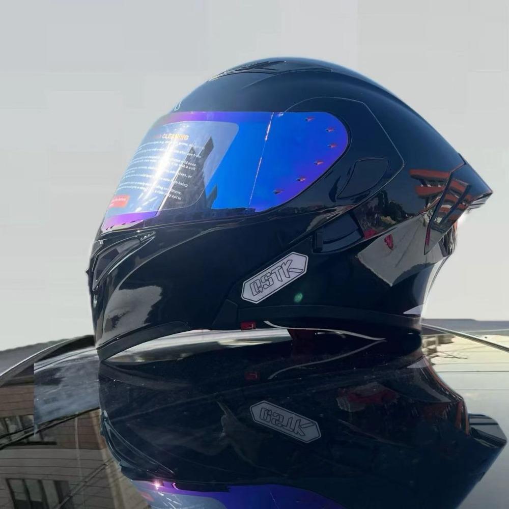 New face-off helmet extra large 70 extra large head circumference double lenses new motorcycle helmet
