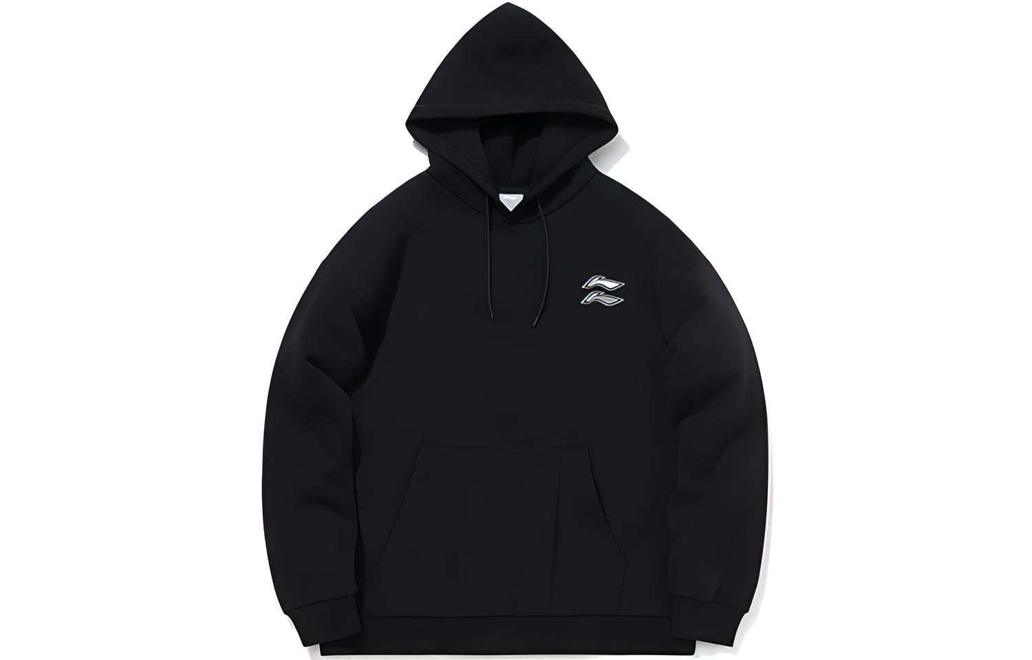 Свитшот унисекс из коллекции спортивной моды Li Ning Черный AWDQB38-1 XXXL