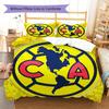 Club America Pattern Bedding,Quilt Set Quilt Cover Pillowcase Home Birthday Gift(1 * Duvet Cover + 2 * Pillowcase, Without Core)