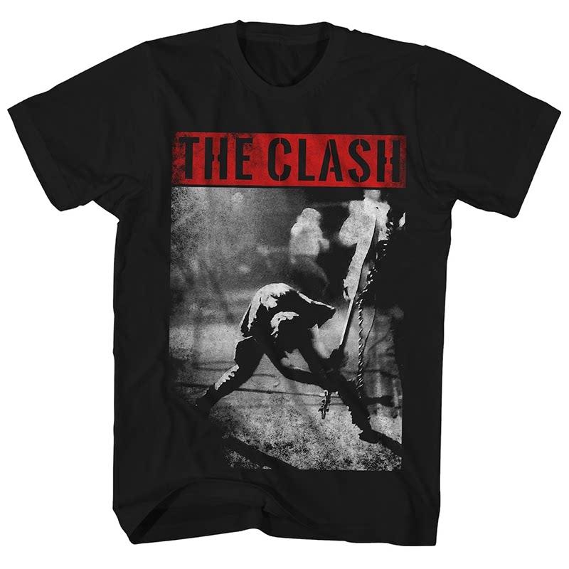 New The Clash Band London Calling Guitarists Guitar Case Rock Band Street Shortsleeved Tshirt